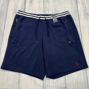 NWT POLO Ralph Lauren 3XB Sweat Shorts Pony Navy Blue Classics Mens $110